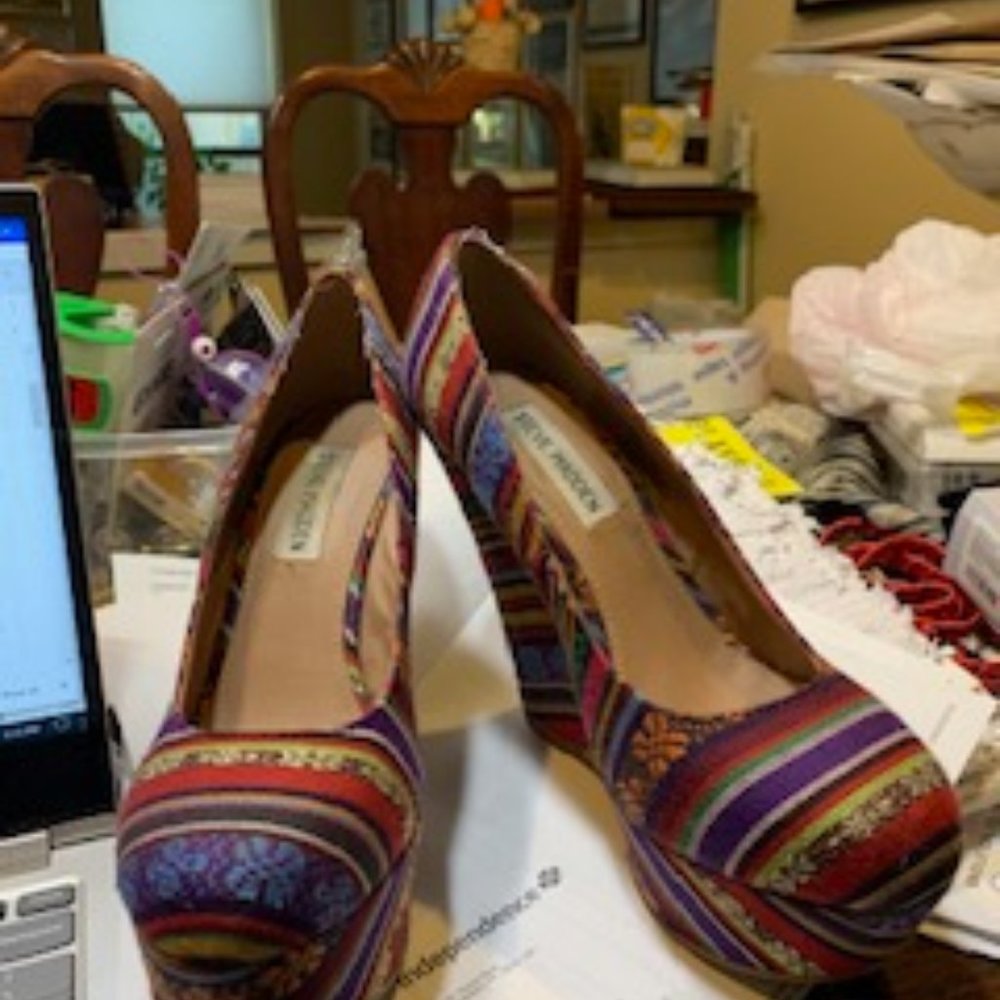 Steve Madden Boho Fabric Wedge - image 1